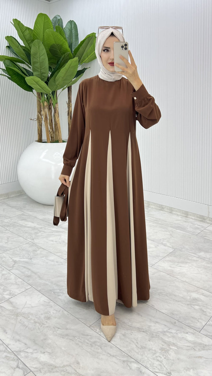 Robe Perle Marron