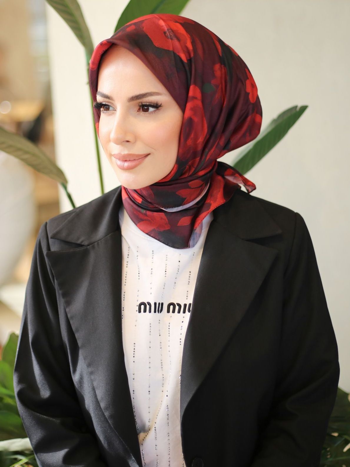 Rosaya Eşarp Coquelicot