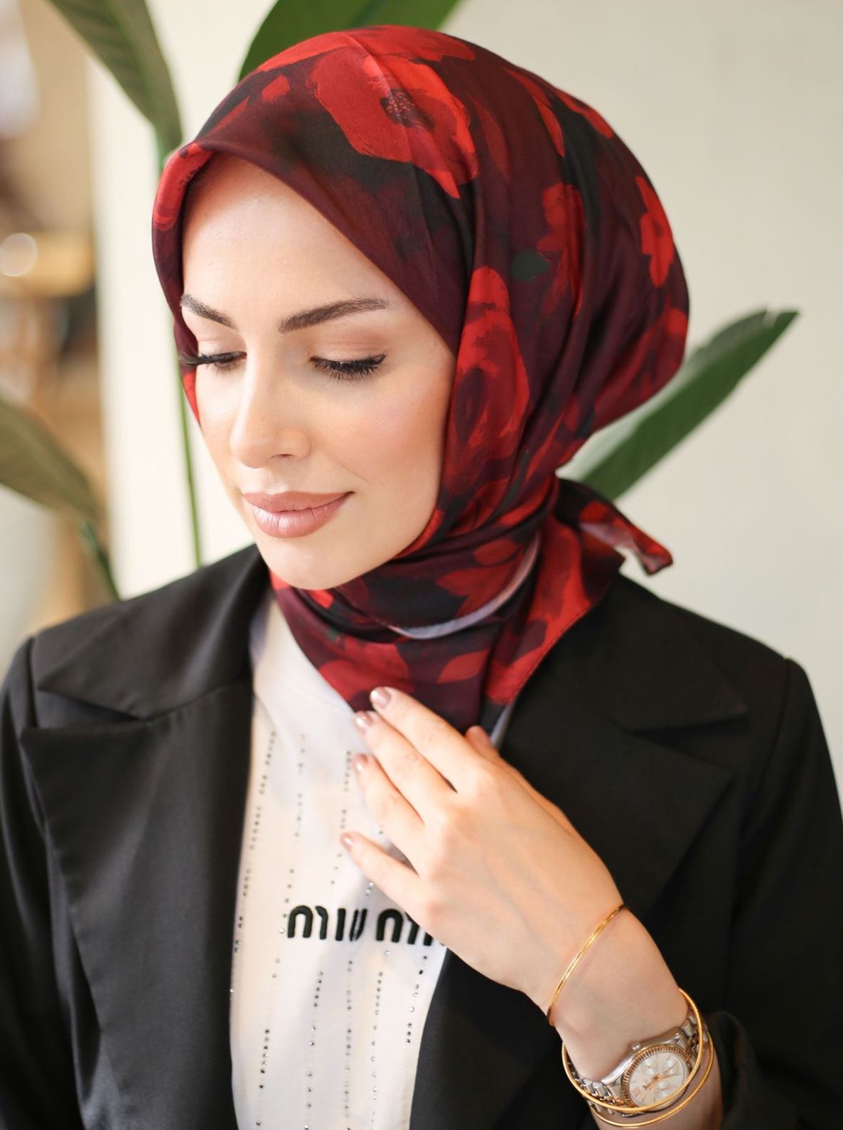 Rosaya Eşarp Coquelicot