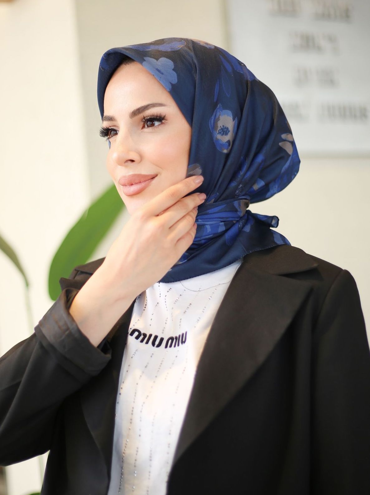 Rosaya Eşarp Marine