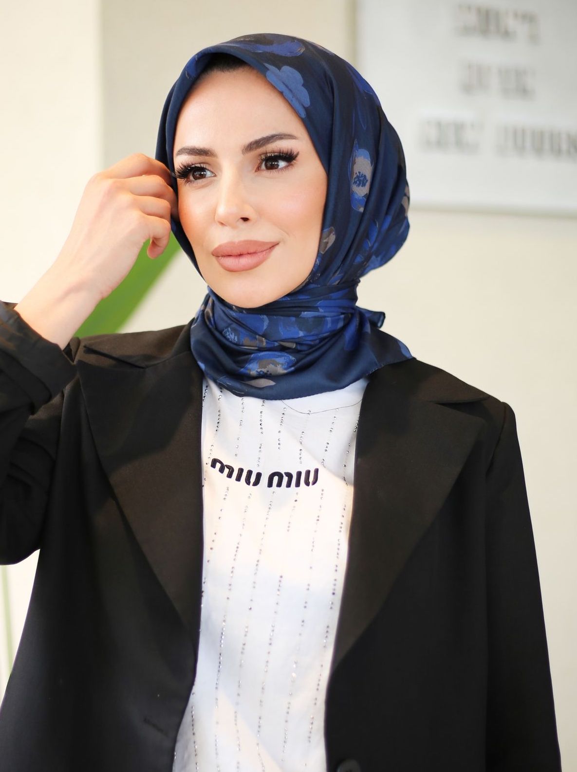 Rosaya Eşarp Marine