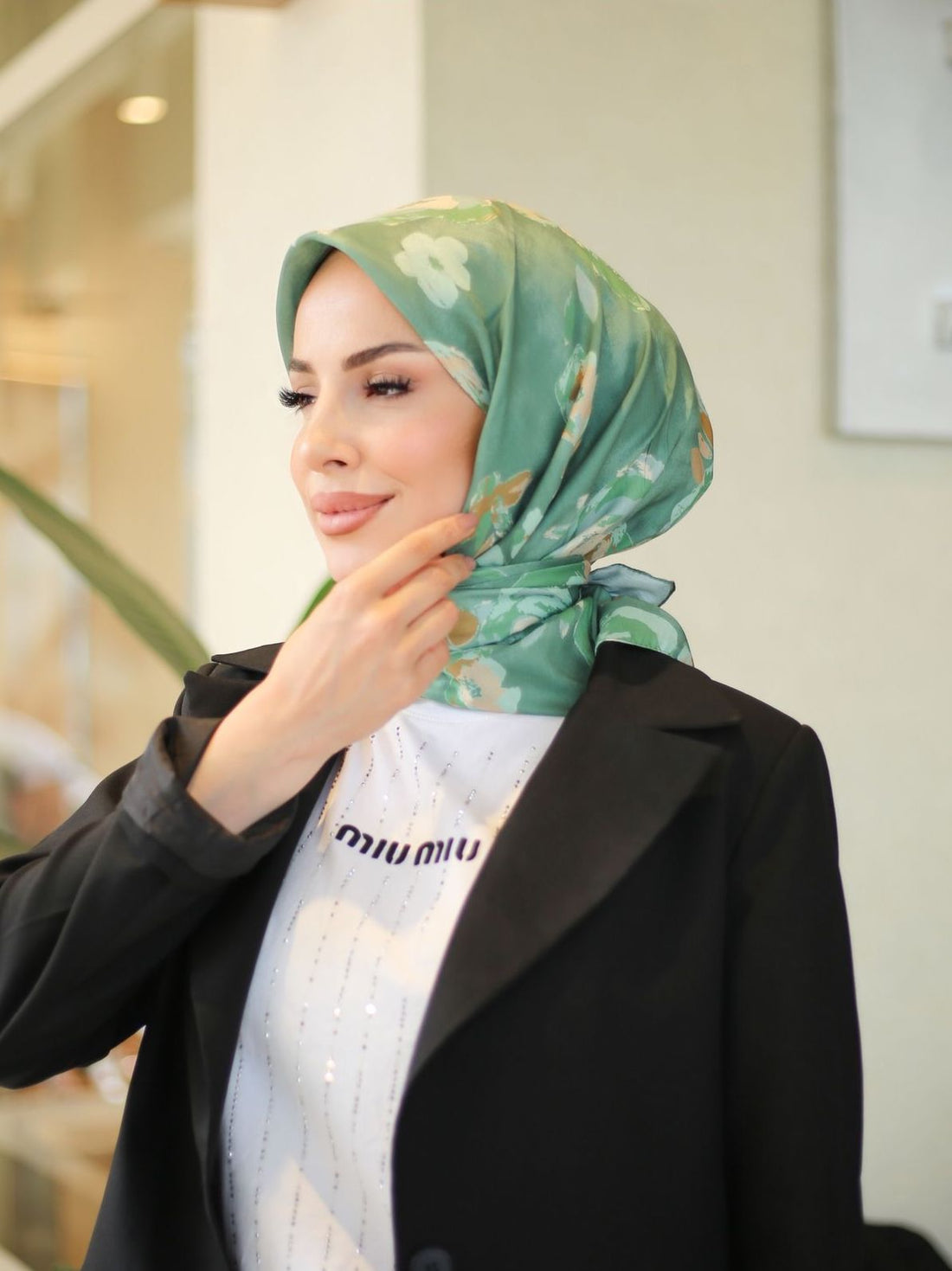 Rosaya Eşarp Vert