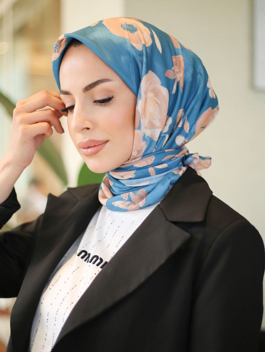 Rosaya Eşarp Bleu