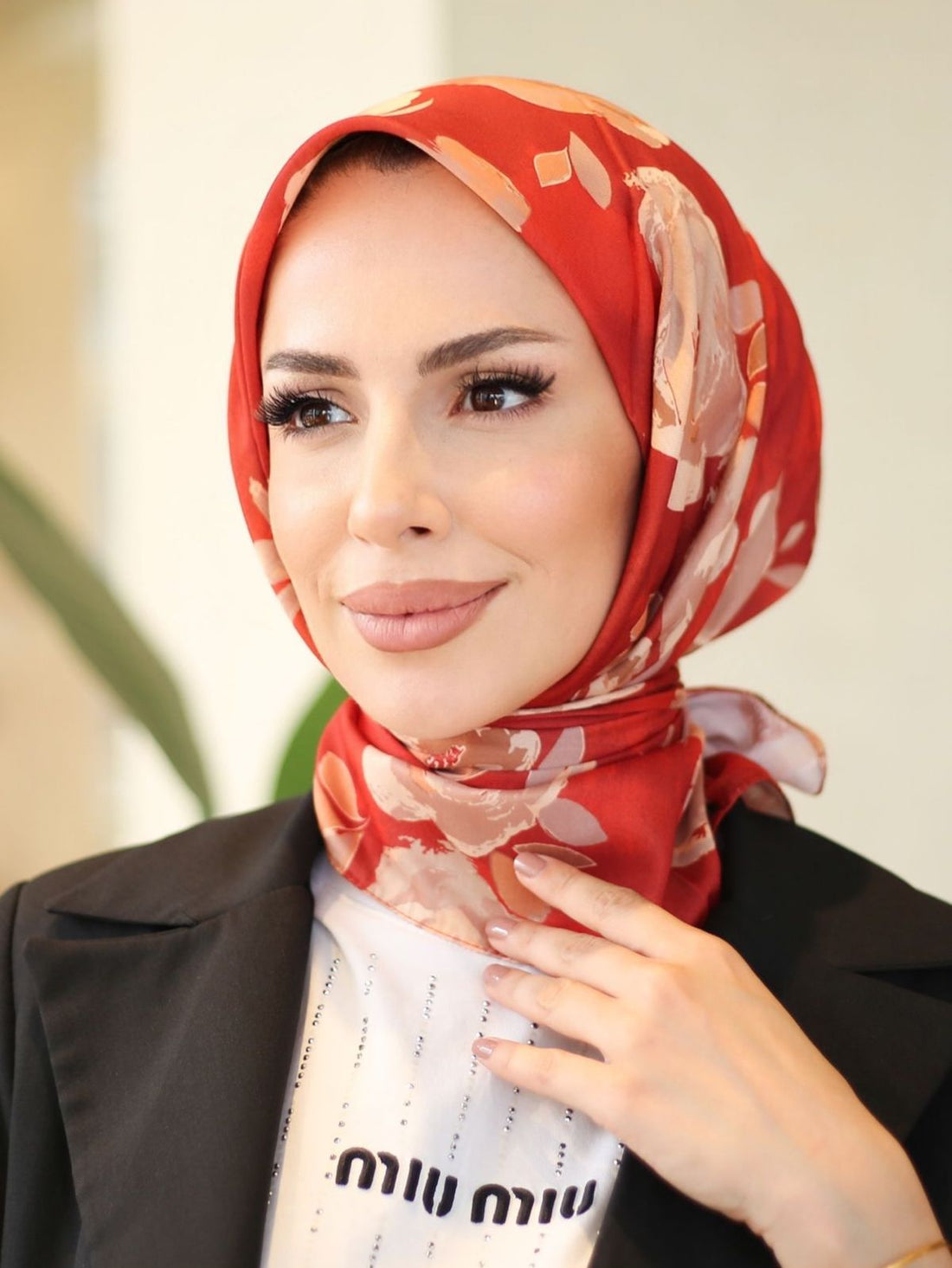 Rosaya Eşarp Rouge