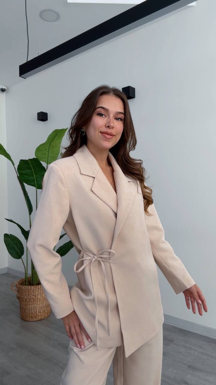 Tailleur Perle Beige