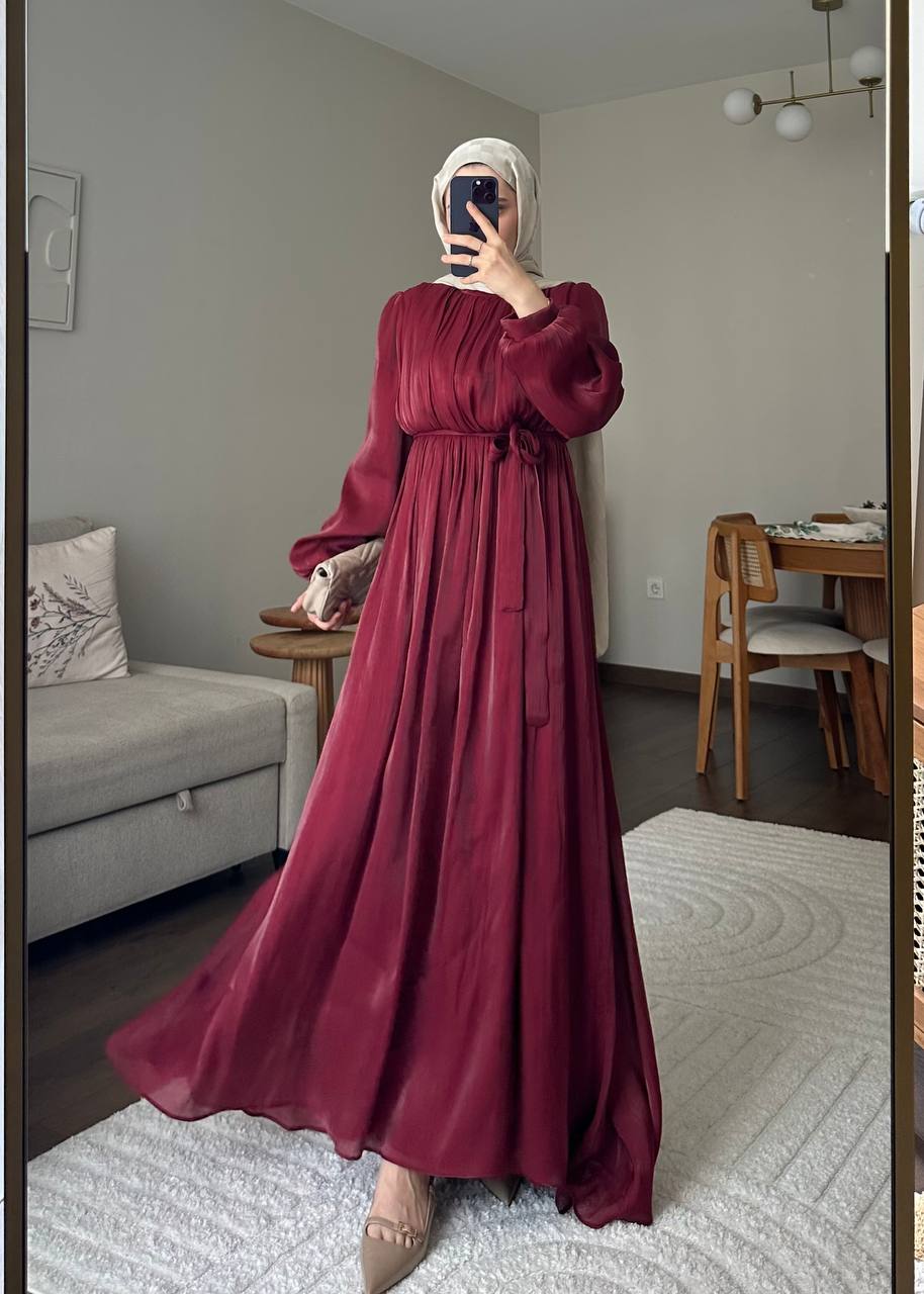 Robe Serena Bordeaux