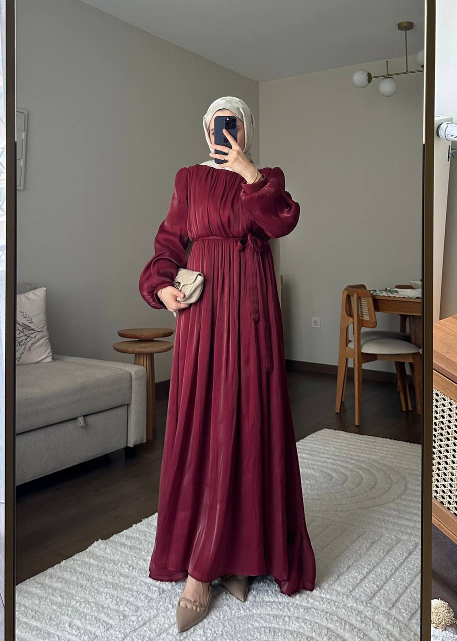 Robe Serena Bordeaux