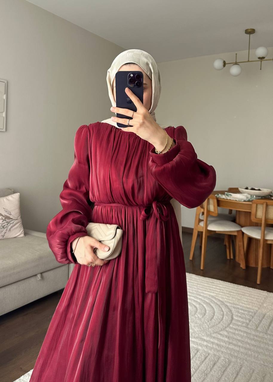 Robe Serena Bordeaux