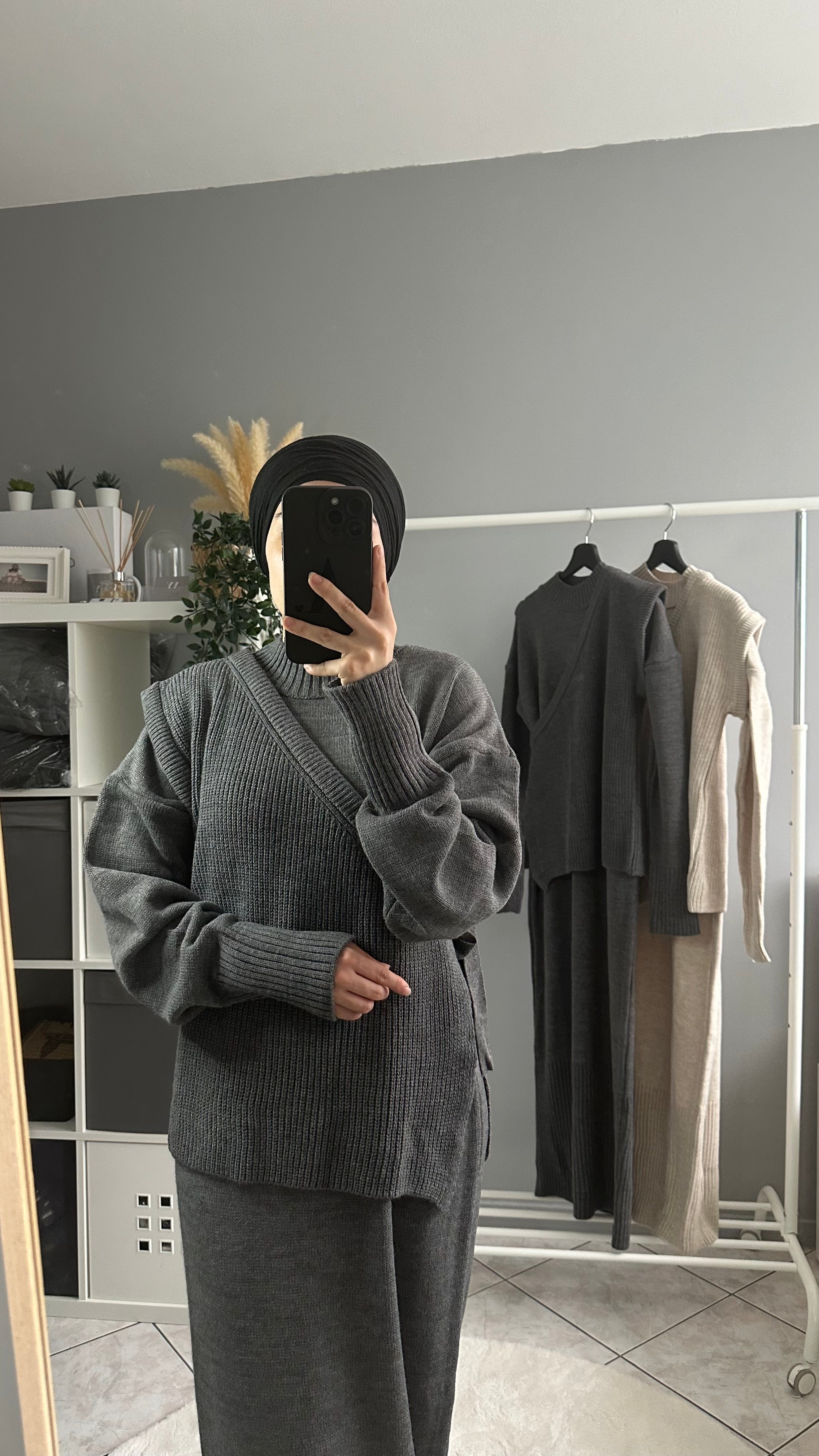 robe pull femme voilée