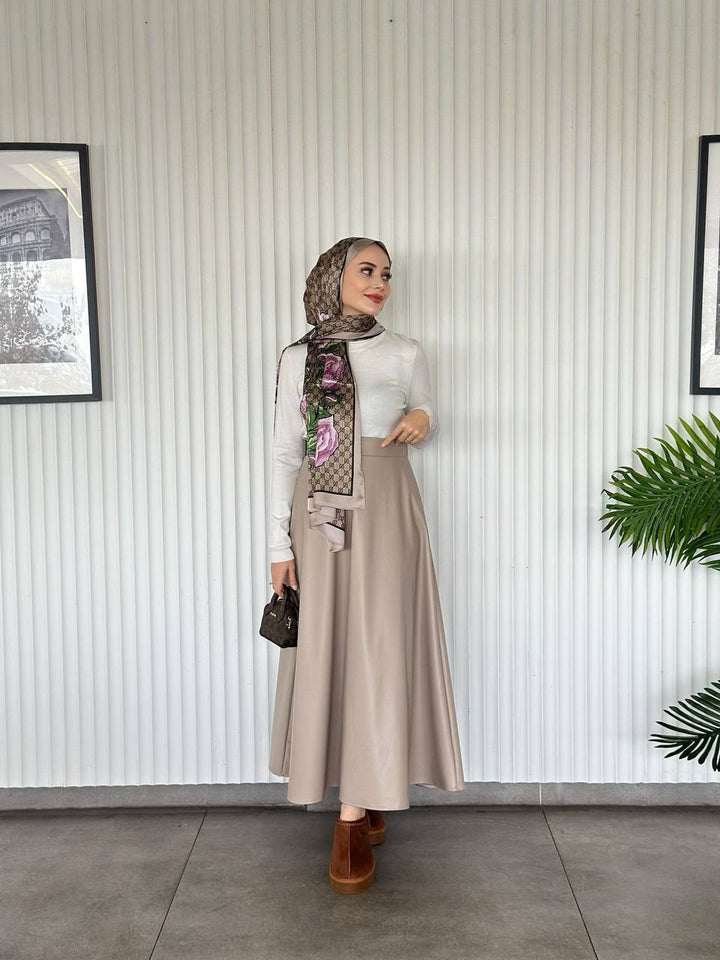 Jupe Noctura Beige