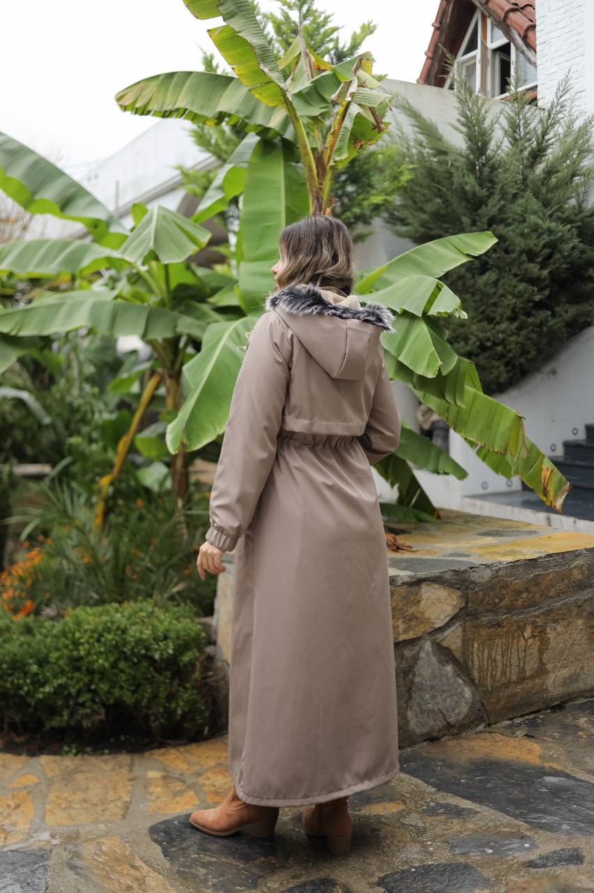 Manteau imperméable Beige