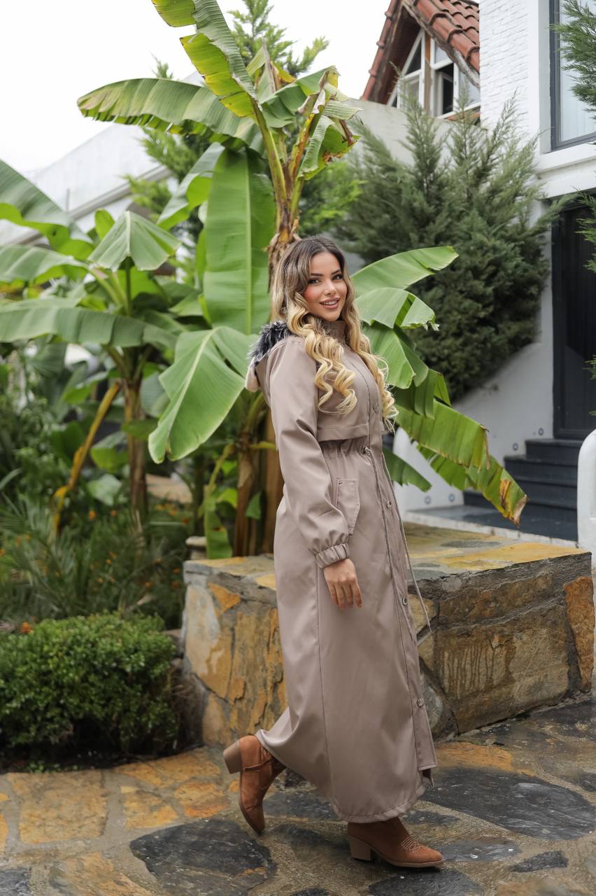 Manteau imperméable Beige