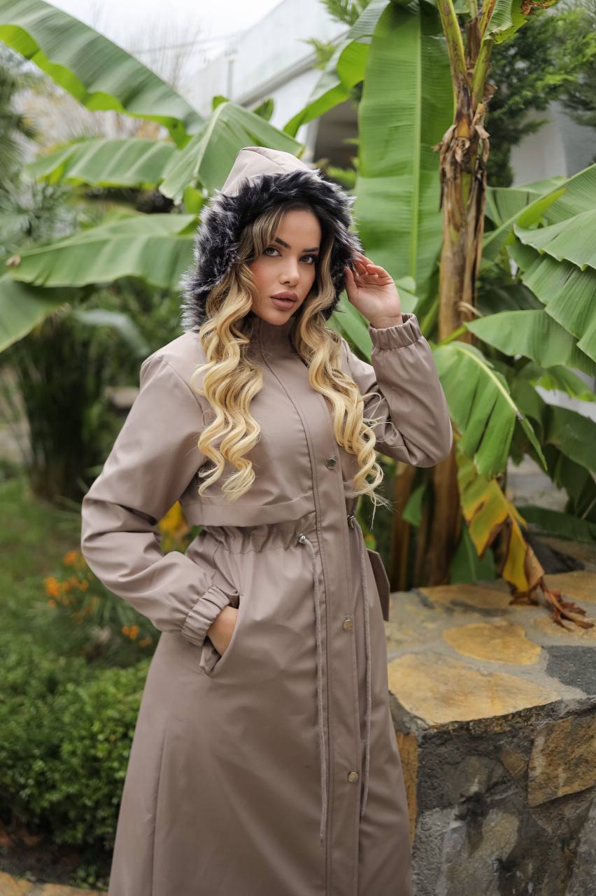 Manteau imperméable Beige