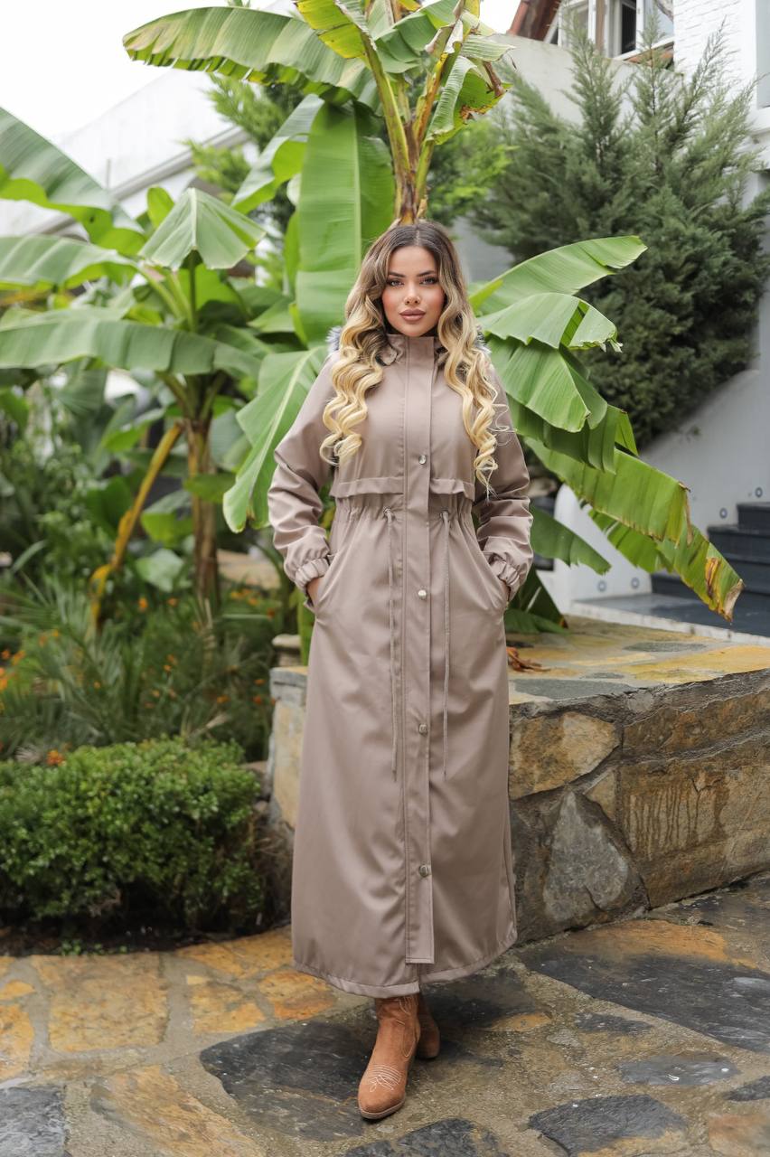 Manteau imperméable Beige